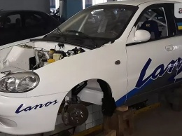 На продажу выставлен уникальный спорткар Ланос для гонок