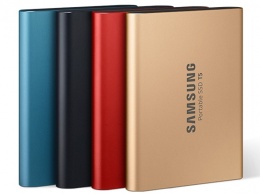 Карманные SDD-накопители Samsung T5 предстали в ярких цветах