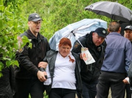 В Мелитополе задержали женщину с «георгиевской» лентой, - ФОТО