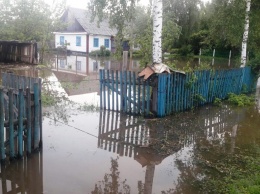 В Житомирской области из-за дождей затопило дома