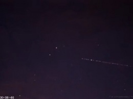 «Рой» спутников SpaceX замечен в небе над Уралом