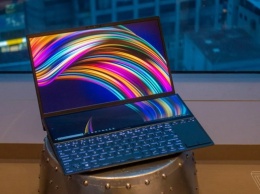 ASUS представила ноутбук с двумя сенсорными экранами