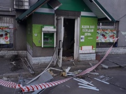 Под Днепром взорвали банкомат ПриватБанка