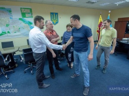 Мэр Каменского встретился с руководством Национального Союза художников Украины