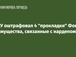 АМКУ оштрафовал 4 "прокладки" Фонда госимущества, связанные с нардепом