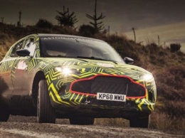 Компания Aston Martin опубликовала первый тизер нового кроссовера