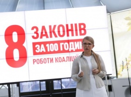 Тимошенко представила план для "коалиции действий"