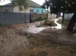 В селе Приозерное произошло затопление 18 домовладений - идет ликвидация последствий ЧС