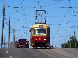 Как ходят трамваи: на Балашовском мосту временно ограничат движение