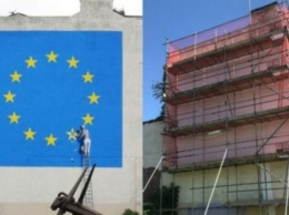 В британском Дувре таинственным образом со стены исчезло граффити уличного художника Бэнкси