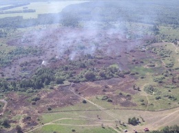 В Черниговской области загорелись пять торфяников