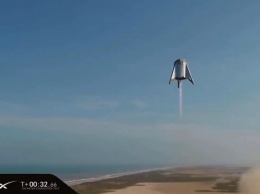Прототип SpaceX Starhopper успешно совершил прыжок на 150 м