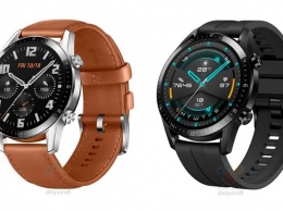 Смарт-часы Huawei Watch GT 2 с ЧСС-датчиком предстали на качественных рендерах