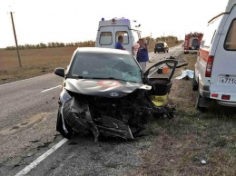 Водитель Жигулей погиб в ДТП на трассе Черноморское-Евпатория