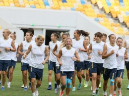 Сборная Украины провела открытую тренировку на «Арене Львов» перед стартом отбора женского Евро-2021