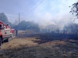 В Житомирской области тушат два крупных пожара