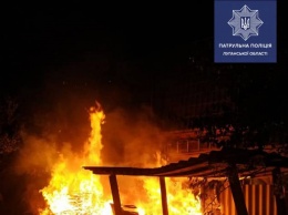 В Рубежном случилось два пожара