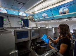 Airbus начал летные испытания технологии "умного салона" на борту реального самолета