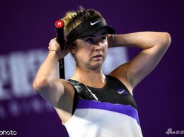 Элина Свитолина не доиграла матч второго круга теннисного турнира WTA в Гуанчжоу