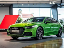 Audi A7 Sportback примерила ярко-зеленый цвет (ФОТО)