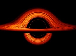 NASA представило искривленный мир черной дыры