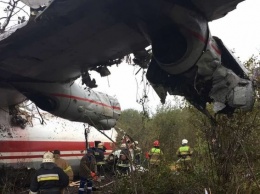 Авиакатастрофа под Львовом. Фото и видео с места аварийной посадки Ан 12
