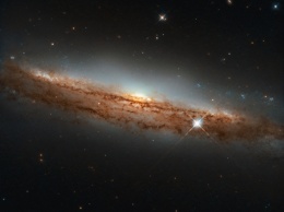 Фото дня: на краю спиральной галактики в созвездии Гидры
