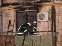 В Киеве ночью горела пятиэтажка, есть жертва