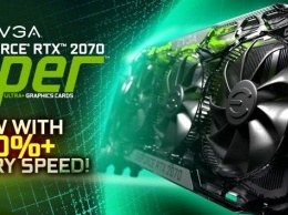 EVGA представила видеокарты GeForce RTX 2070 Super Ultra+ с разогнанной памятью