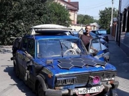 «Краснодарский филиал РЕН-ТВ»: Сеть ужаснулась «Жигулем пришельцев» с фиолетовым вантузом