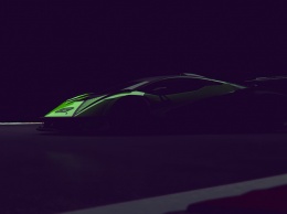 Lamborghini показала на видео новый гоночный спорткар