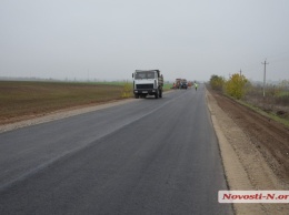 Старая трасса из Николаева в Очаков теперь как новая - проведен капитальный ремонт