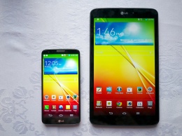 Компания LG выпустит планшет G Pad 8 с батареей на 8200 мАч