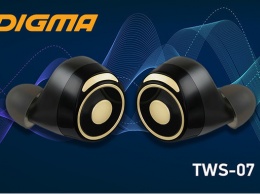 Ультракомпактная беспроводная гарнитура DIGMA TWS-07