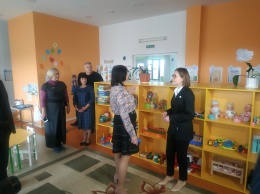 Министр образования Анна Новосад посмотрела детский сад в Обуховке