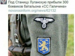 В "ЛНР" насмешили до слез новым фейком о ВСУ: "300 боевиков "СС Галичина"