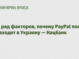 Есть ряд факторов, почему PayPal пока не заходит в Украину - Нацбанк