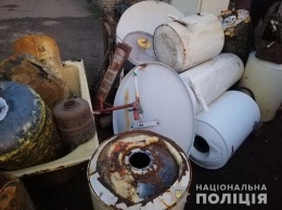 В Днепропетровской области полиция обнаружила более тонны металлолома в незаконном пункте приема, - ФОТО
