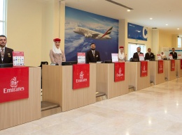 Emirates открыла в порту Дубая первую зону регистрации за пределами аэропорта