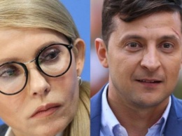 Профессиональный комик Зеленский проиграл матерому политику Тимошенко: соцсети