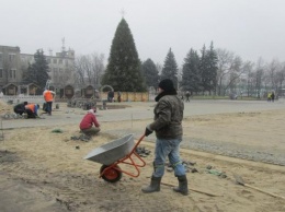 Из-за ремонтных работ, в Павлограде, святой Николай может повредить себе ногу