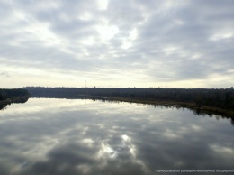 Опубликовано фото реки Припять у Чернобыльской АЭС, в которой утонули облака