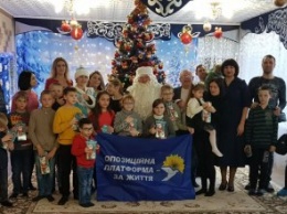 Хоровод новогодних праздников от «ОП- За життя» Днепропетровской области