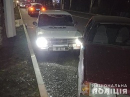 В Мелитополе преступники пытались сбежать от полиции на авто и сбили оперативника