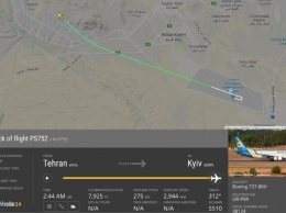 Flightradar24 подтвердил крушение украинского самолета в Иране, номер рейса PS752