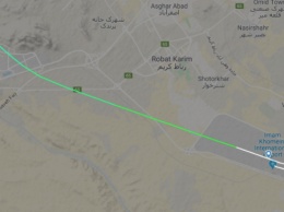 Место крушения Boeing 737 МАУ в Тегеране (КАРТА)