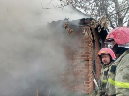 Под Харьковом в результате пожара погиб человек