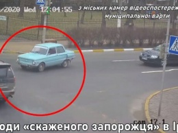 Как в анекдоте: ЗАЗ под Киевом устроил аварию с Лексусом (фото)