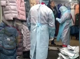 На одесском рынке «7-й километр» китайского предпринимателя проверили на коронавирус из-за жалоб коллег