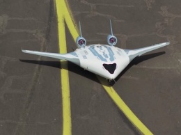 Airbus показал модель самолета со смешанным крылом